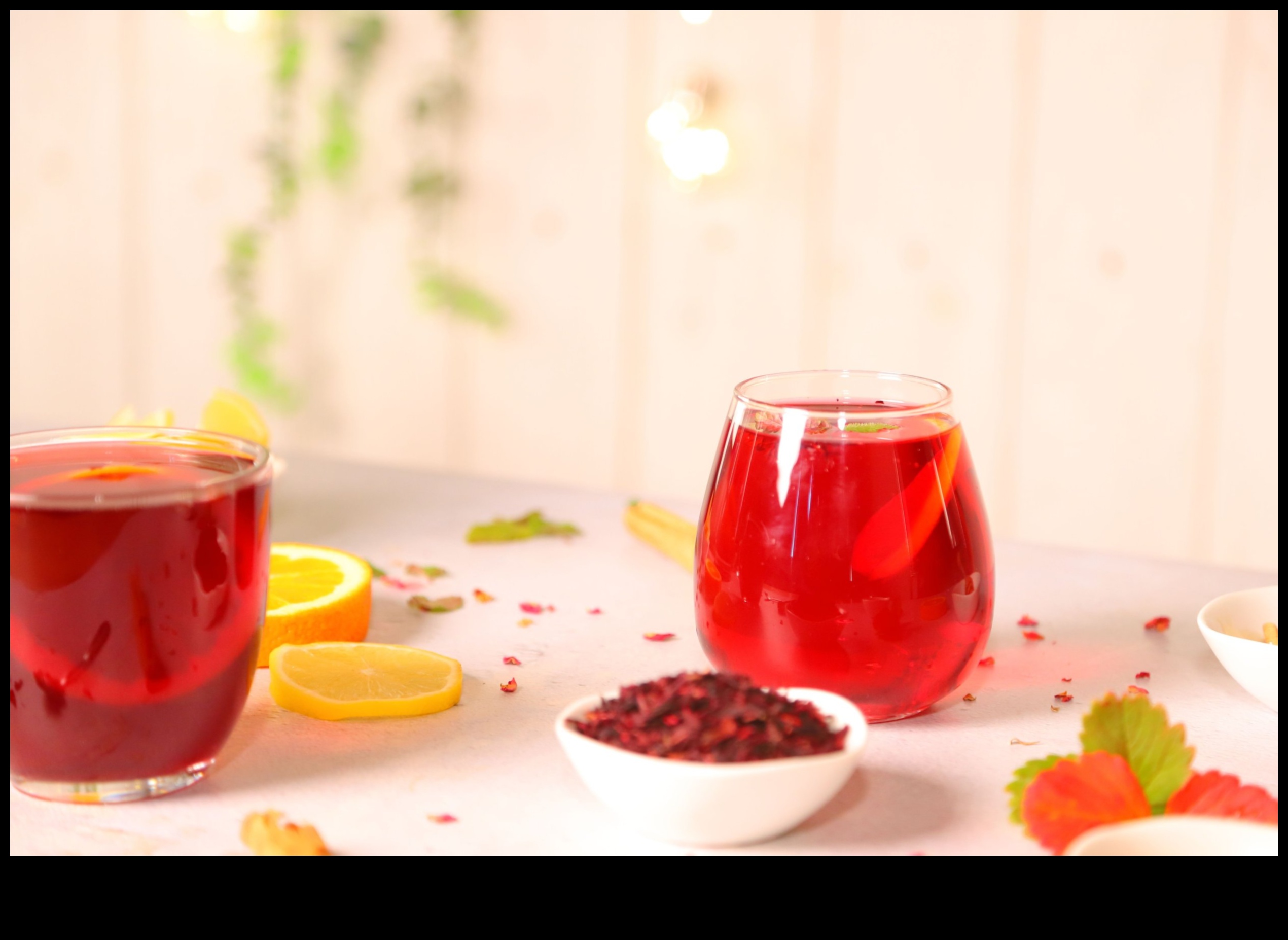 Serinletici vaha: Hibiscus çayı ile canlandırma anları yaratmak