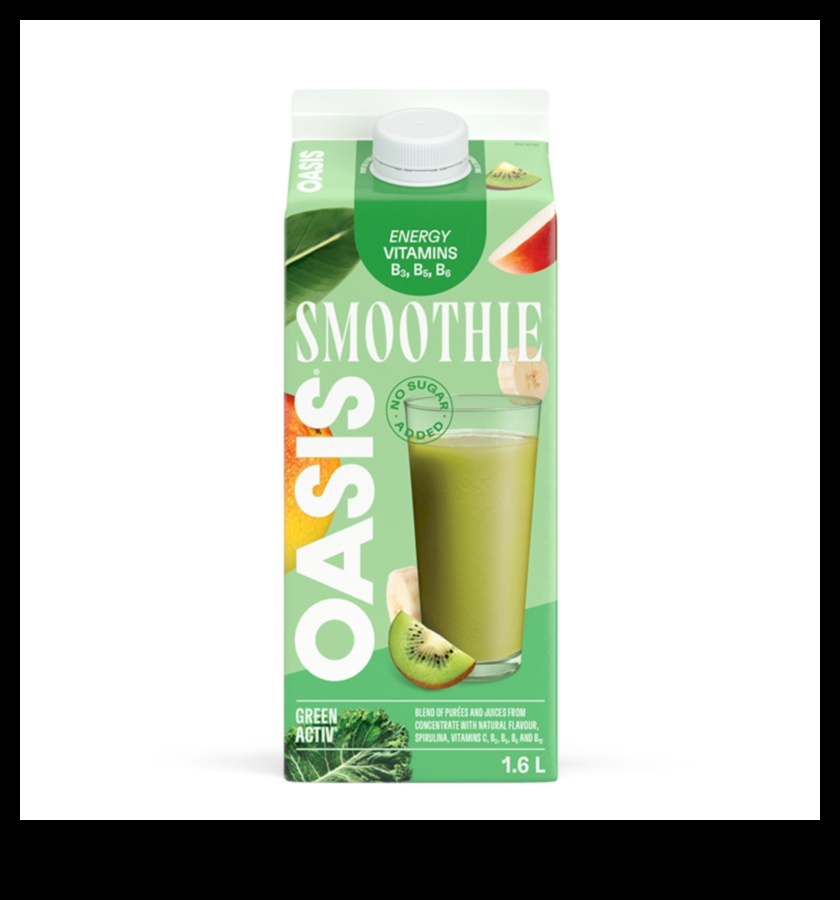 Tropikal Yeşil Oasis: Smoothies aracılığıyla egzotik yerlere kaçmak