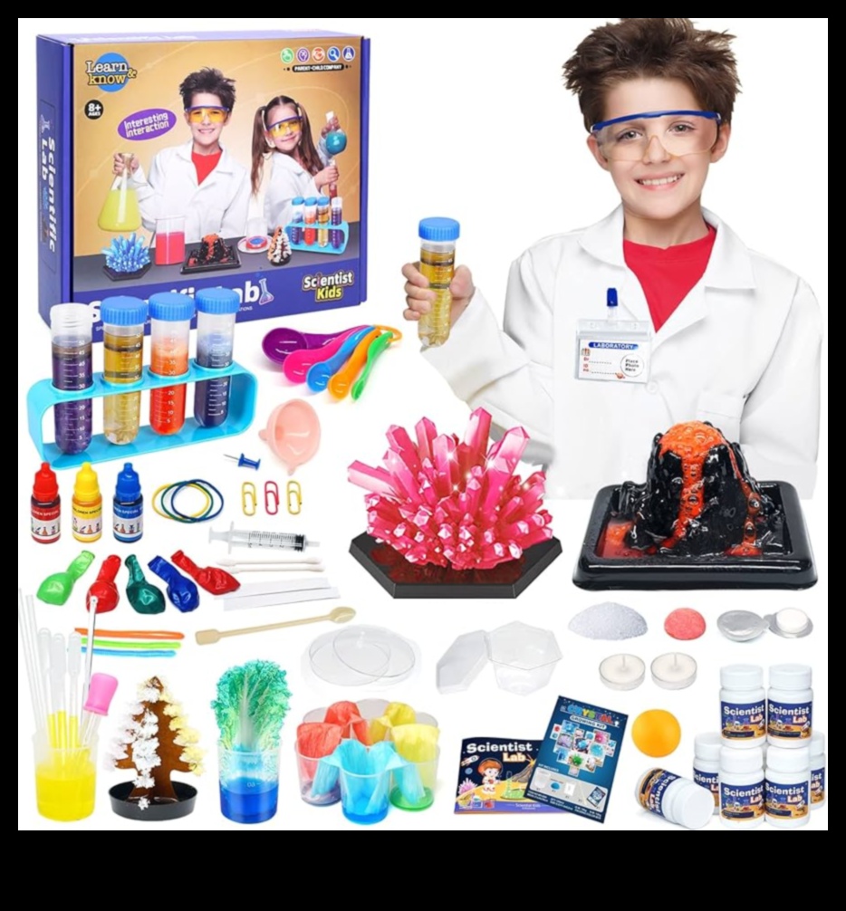 Mad Scientist: Junior Chemists için Laboratuvar Kitleri